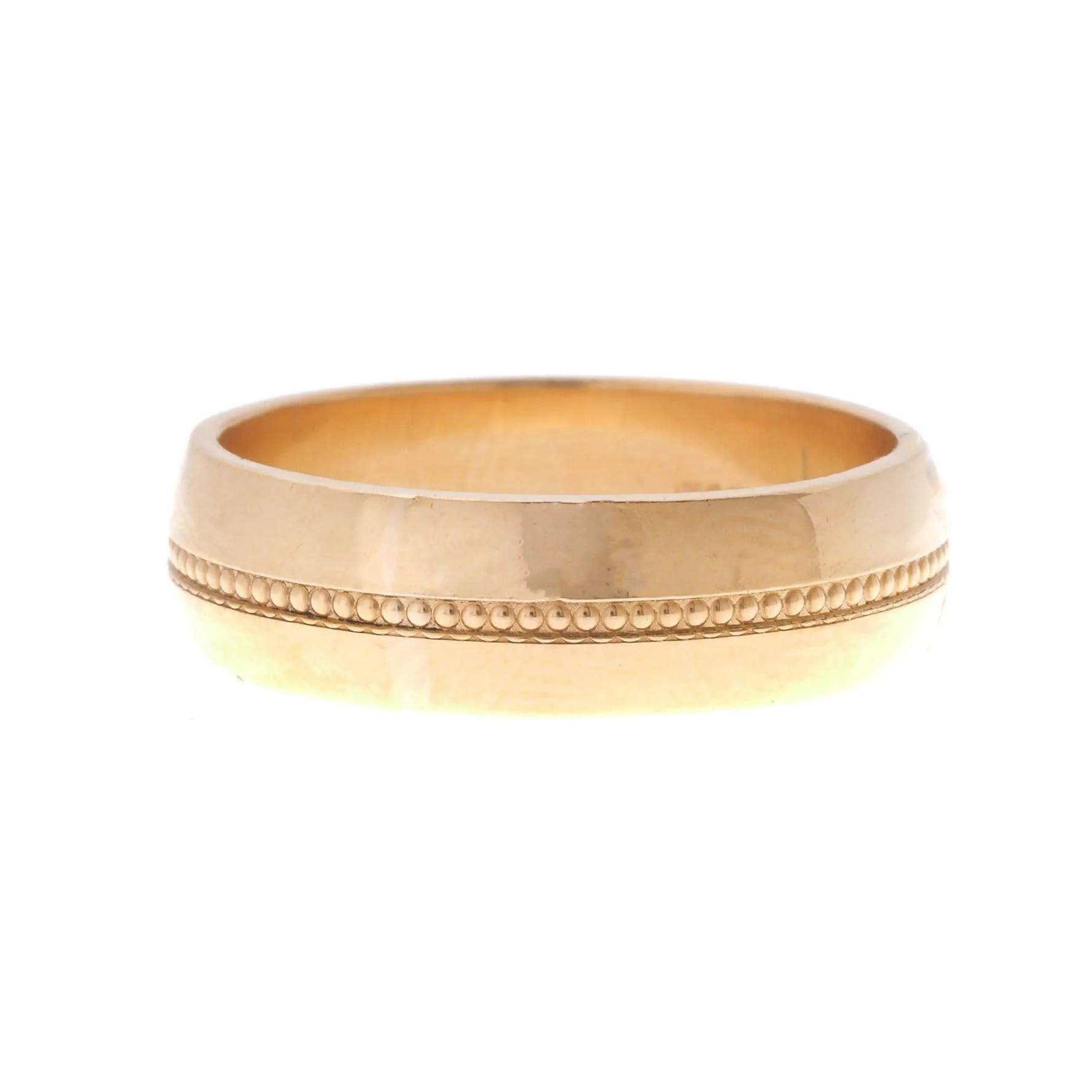 22ct Gold Gents Wedding Band - Image 3